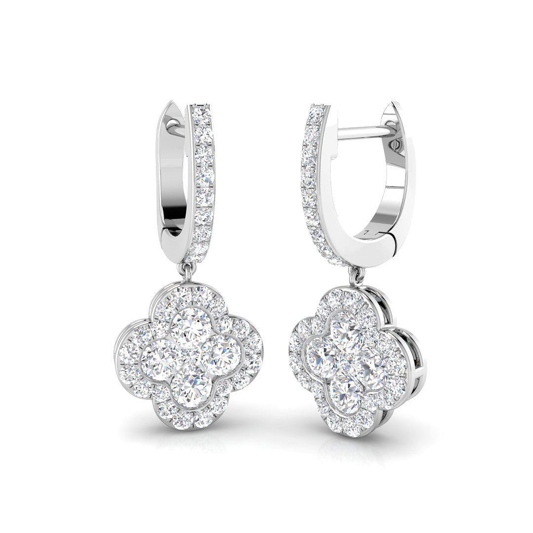 SE5618 — Earrings - 9k White Gold