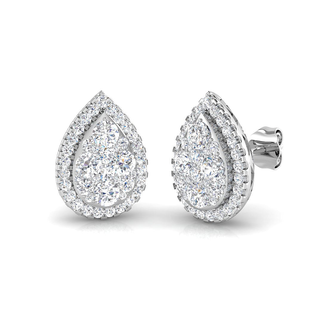 SE5635 — Earrings - 9k White Gold