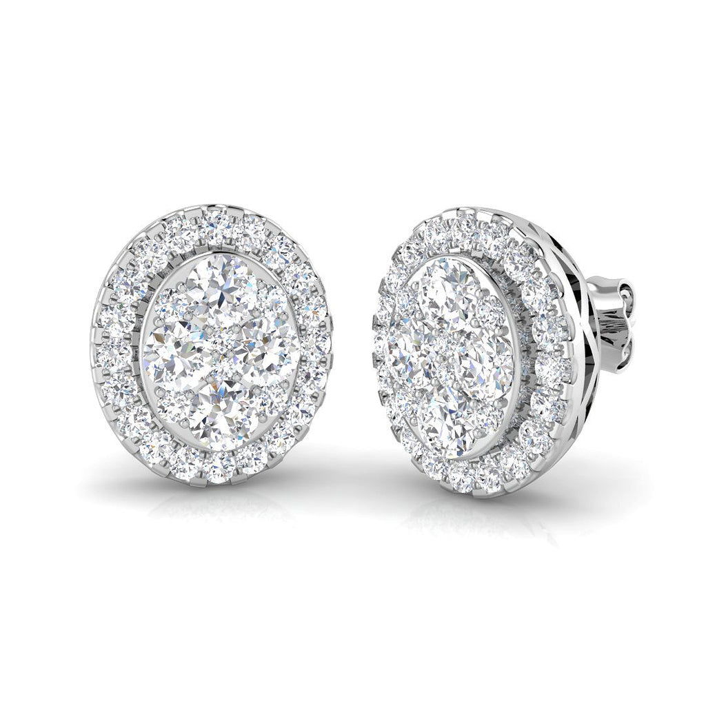 SE5637 — Earrings - 9k White Gold