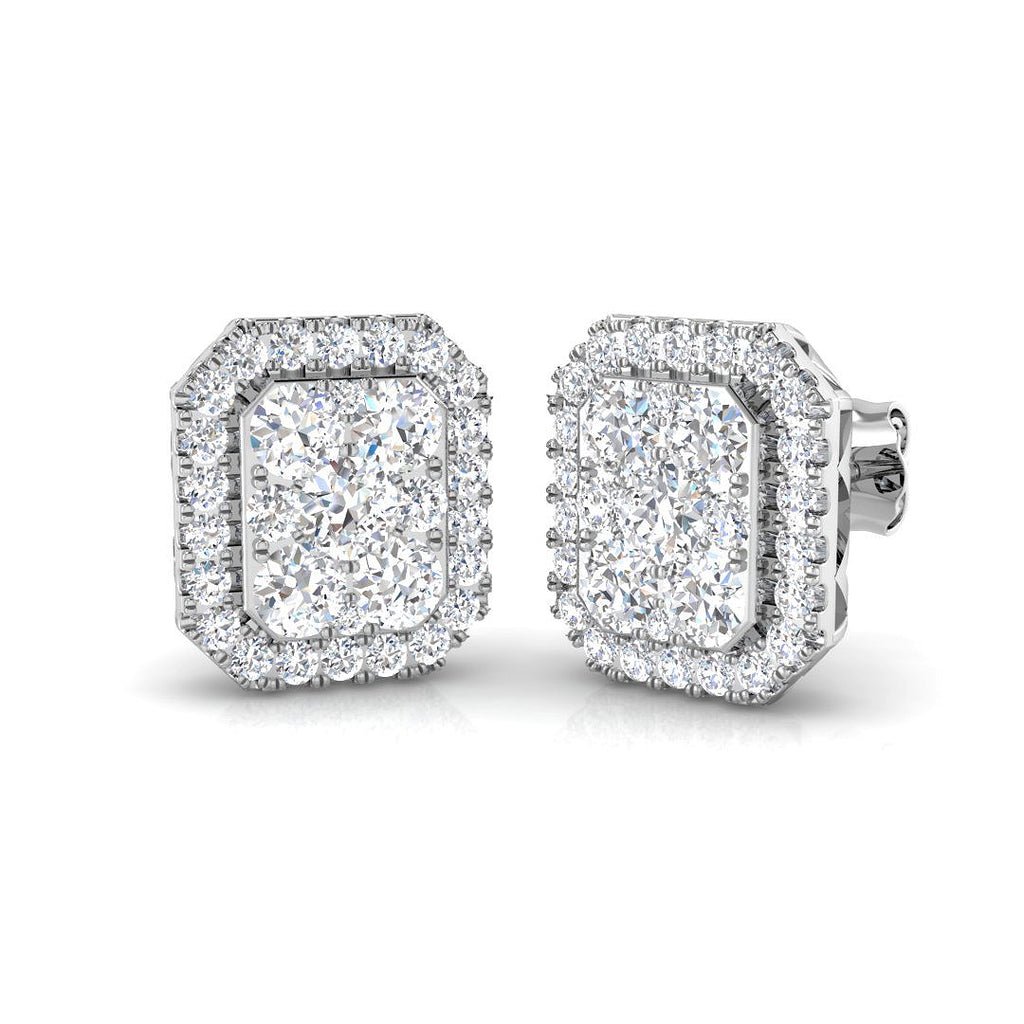 SE5638 — Earrings - 9k White Gold