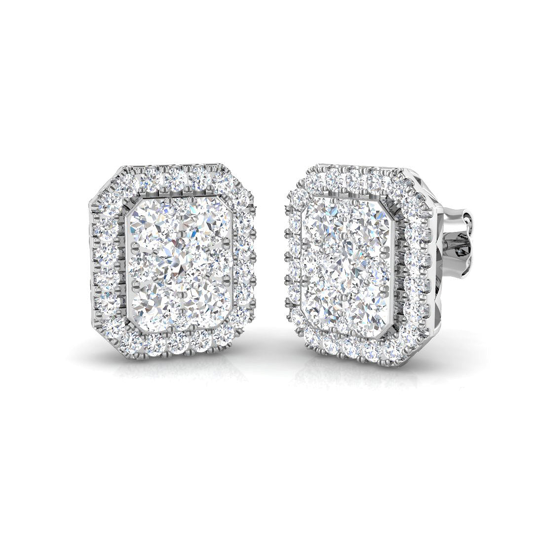 SE5638 — Earrings - 9k White Gold