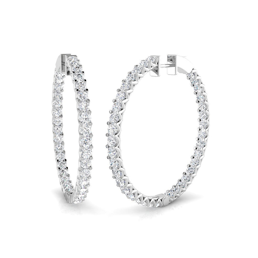 SE5675 — Earrings - 9k White Gold