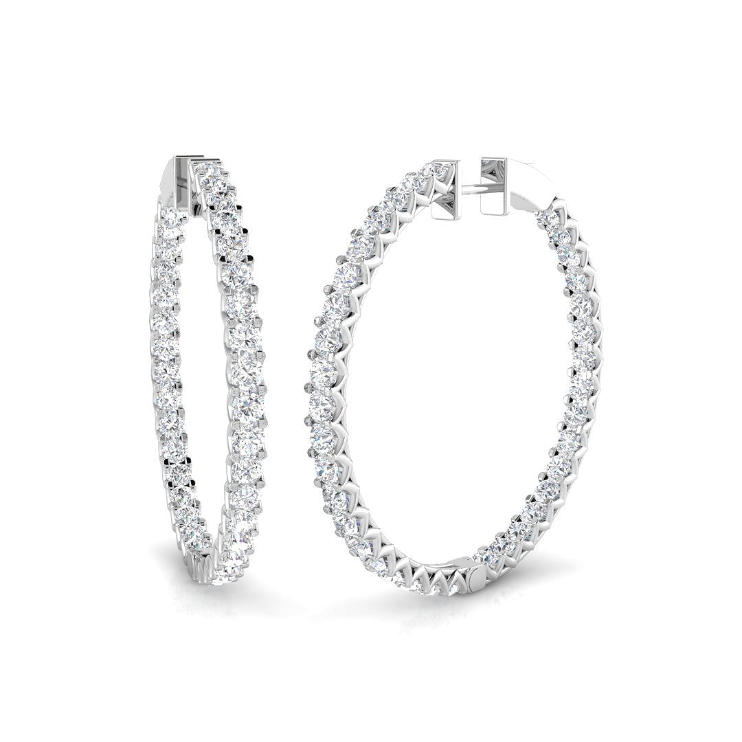 SE5675 — Earrings - 9k White Gold