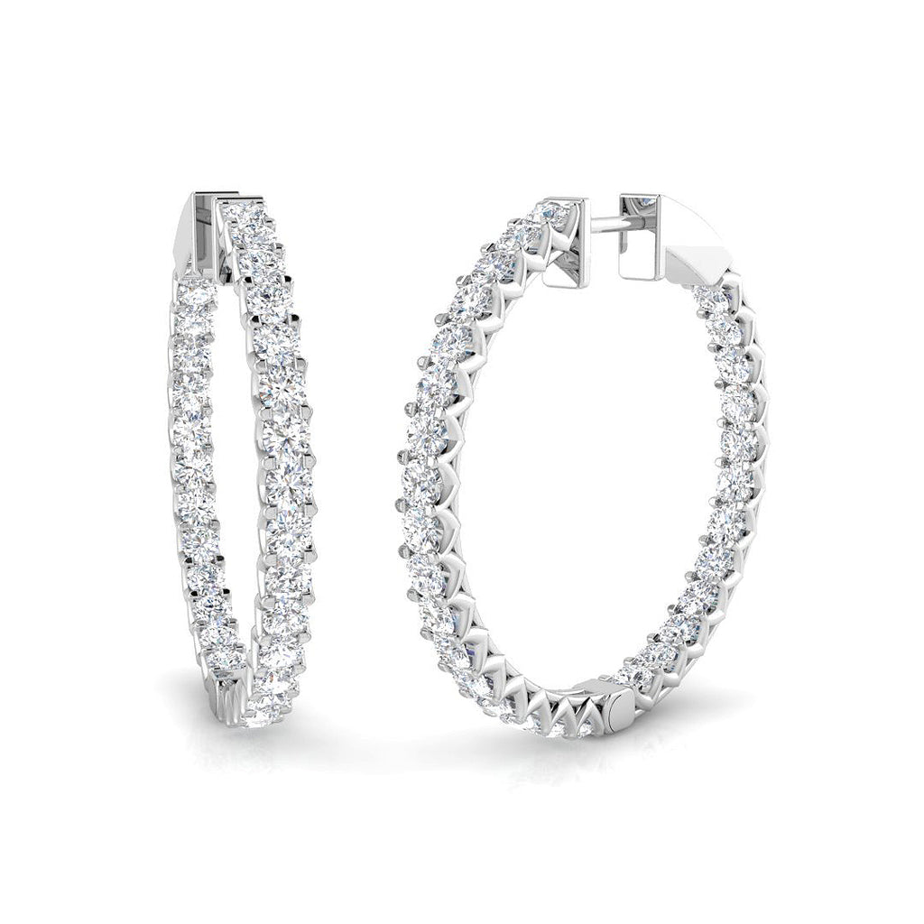 SE5680 — Earrings - 9k White Gold