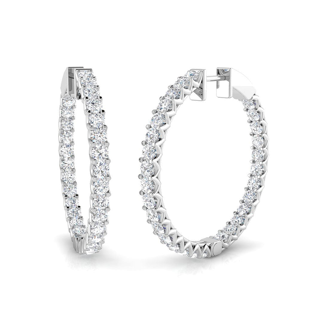 SE5680 — Earrings - 9k White Gold