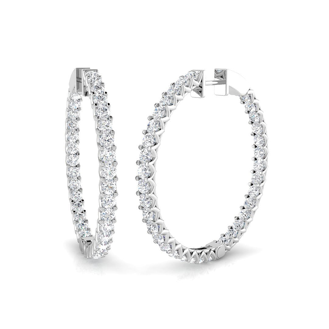 SE5681 — Earrings - 9k White Gold