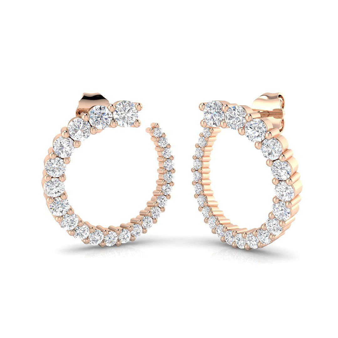 SE5689 — Earrings - 9k Rose Gold