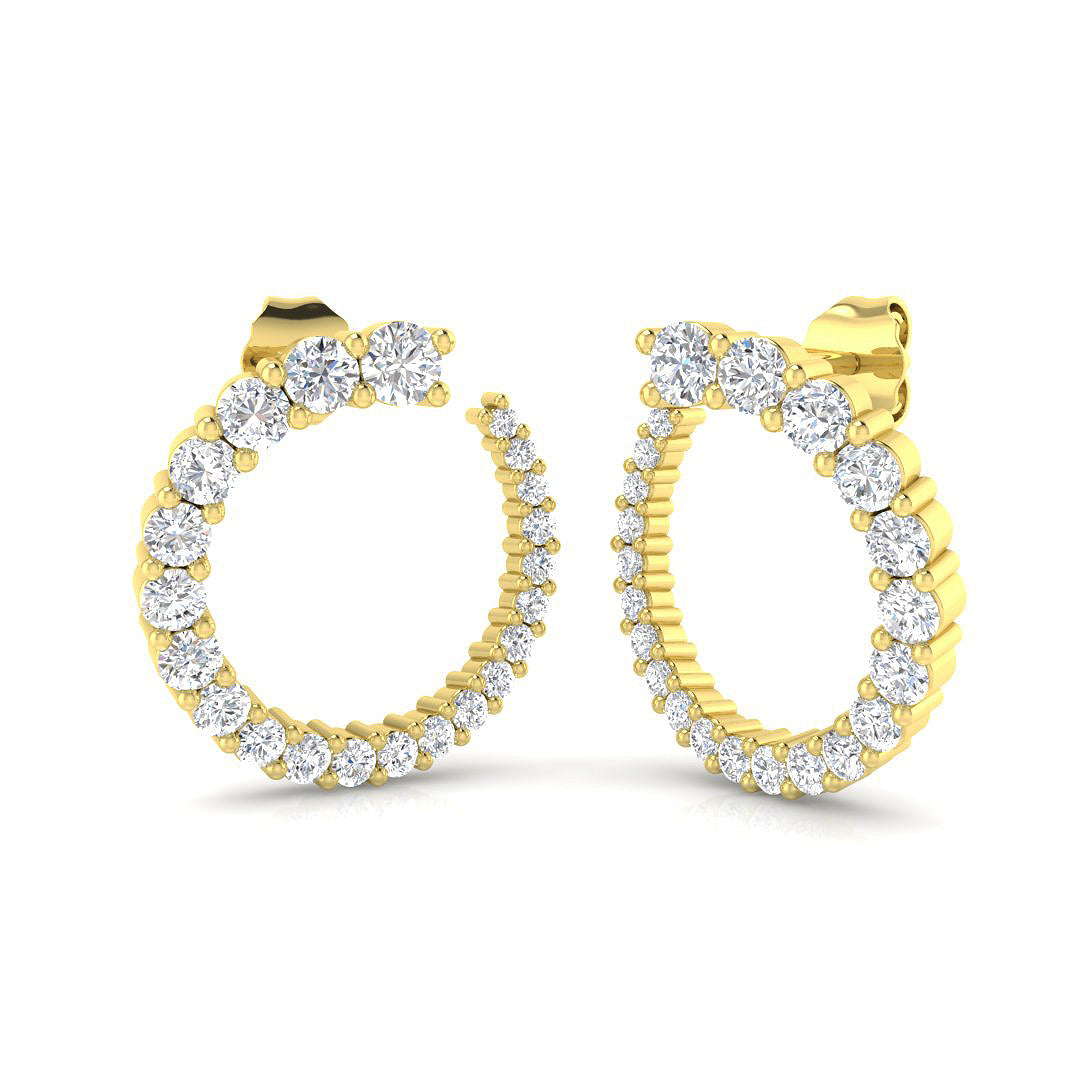 SE5689 — Earrings - 9k Yellow Gold