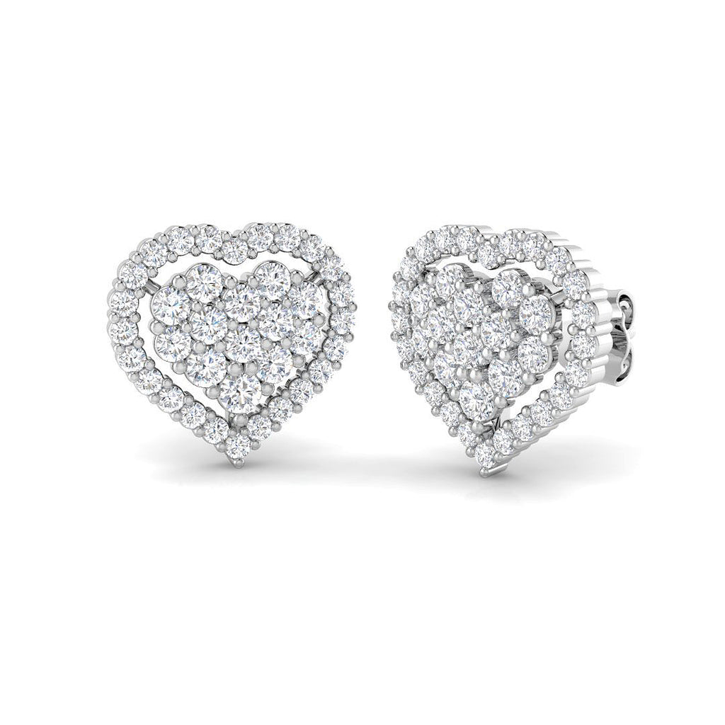 SE5690 — Earrings - 9k White Gold
