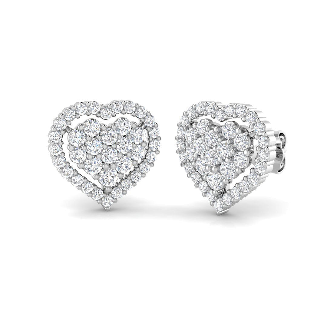 SE5690 — Earrings - 9k White Gold