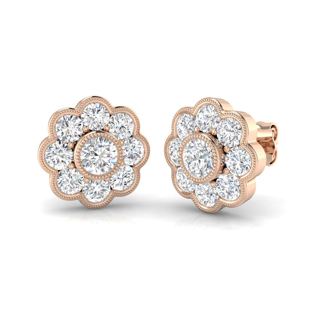 SE5695 — Earrings - 9k Rose Gold