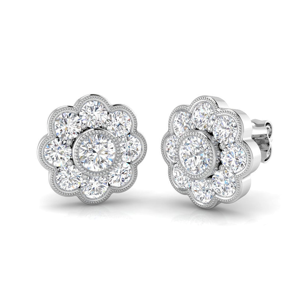 SE5695 — Earrings - 9k White Gold