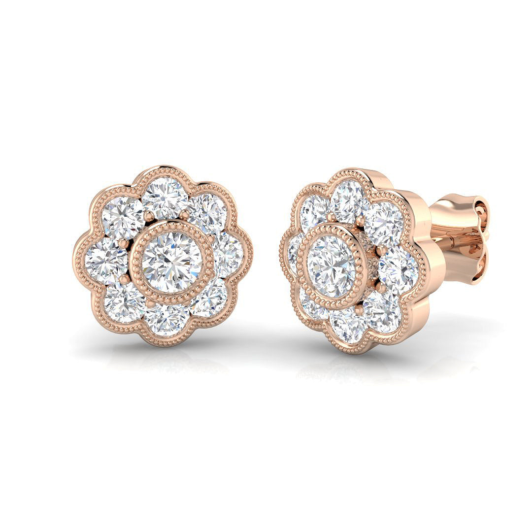 SE5696 — Earrings - 9k Rose Gold