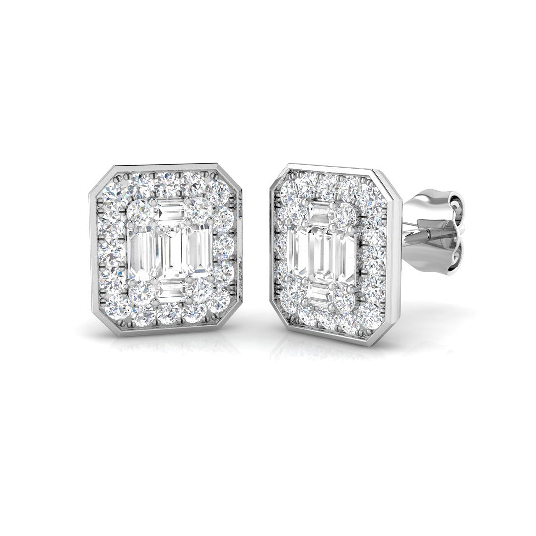 SE5697 — Earrings - 9k White Gold