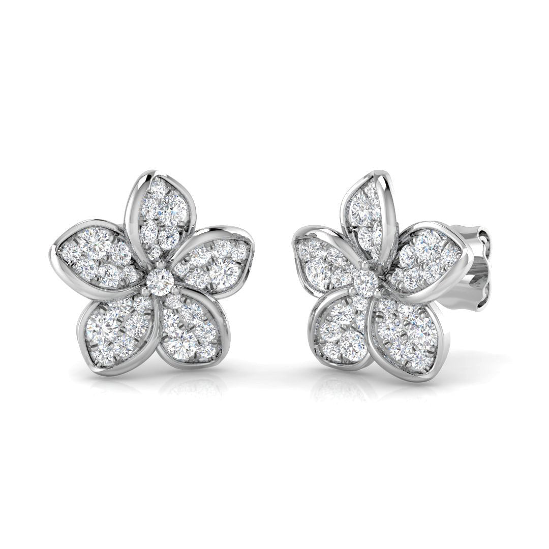 SE5698 — Earrings - 9k White Gold