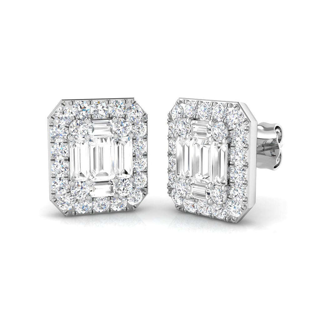 SE5701 — Earrings - 9k White Gold