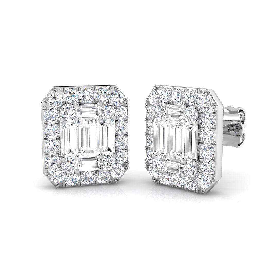 SE5701 — Earrings - 9k White Gold
