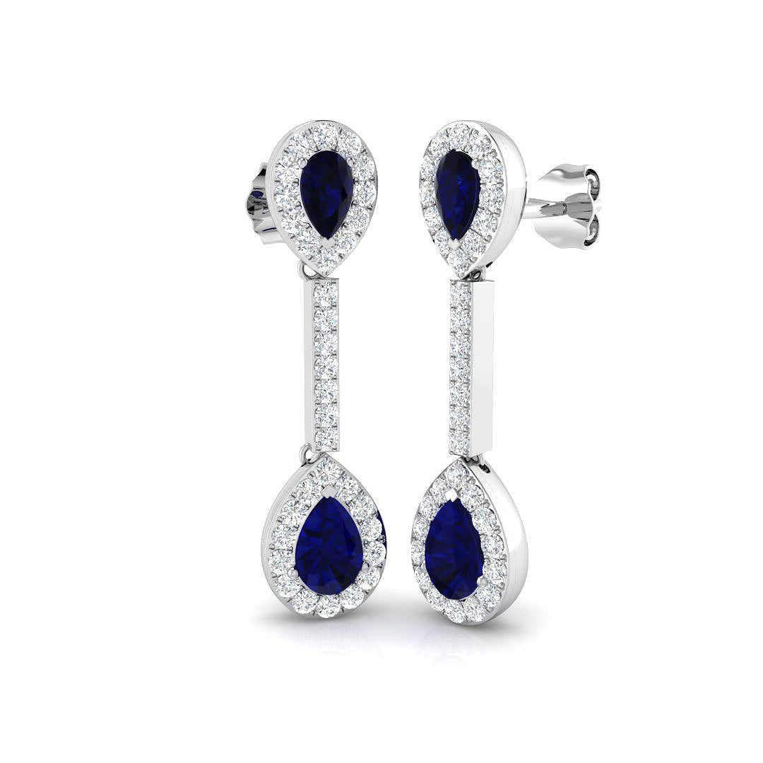 SE5703 — Earrings - 9k White Gold