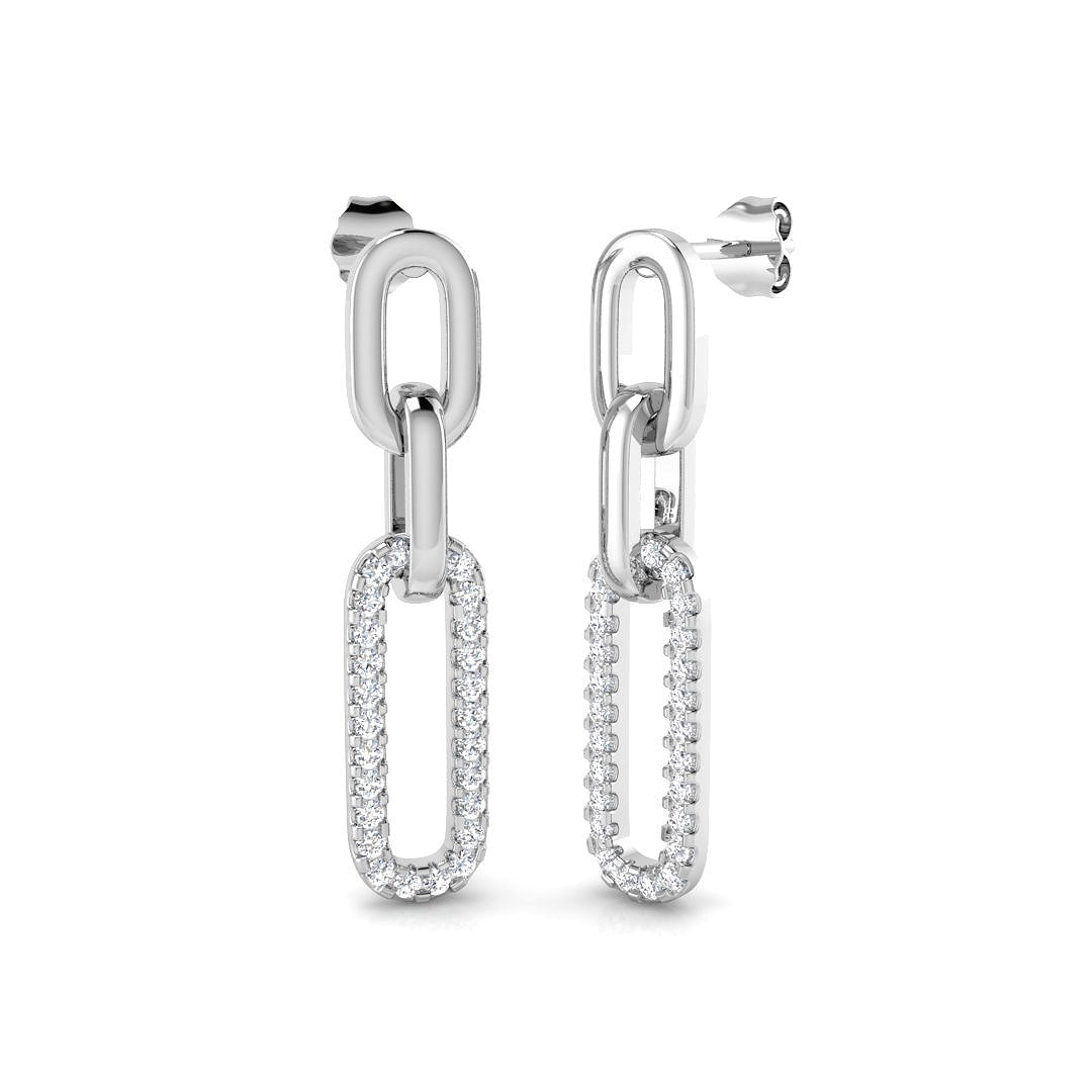 SE5709 — Earrings - 9k White Gold