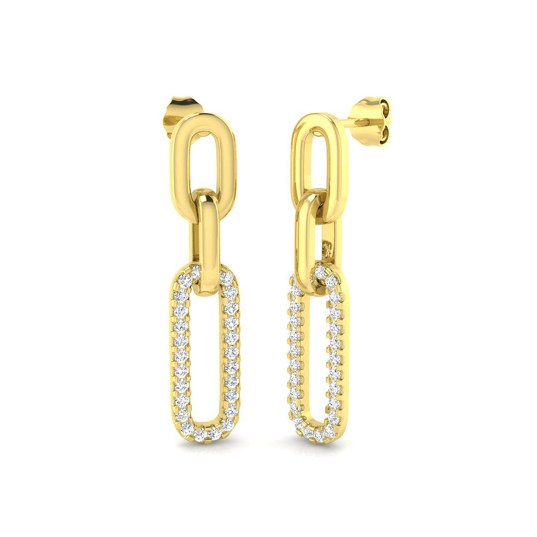SE5709 — Earrings - 9k Yellow Gold