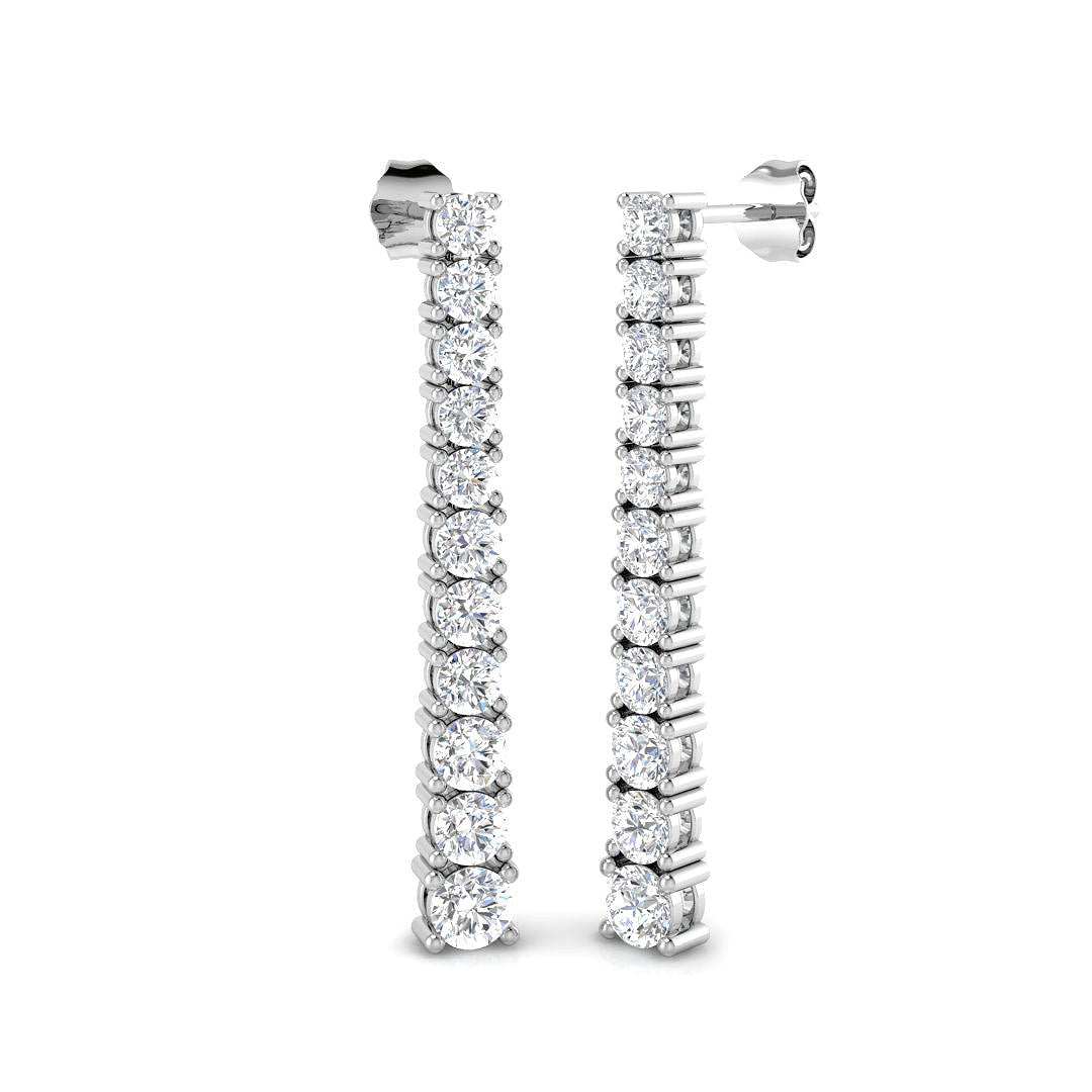 SE5710 — Earrings - 9k White Gold