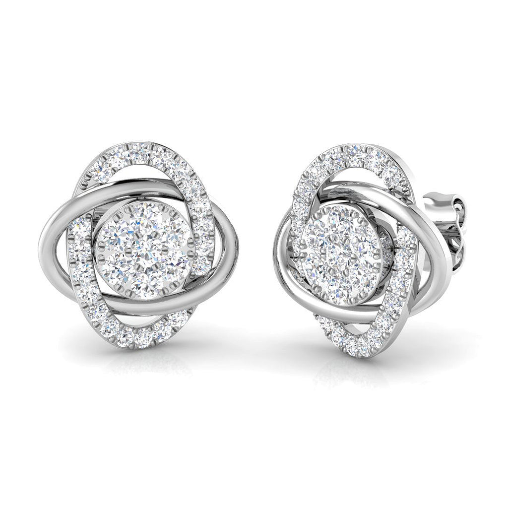 SE5733 — Earrings - 9k White Gold