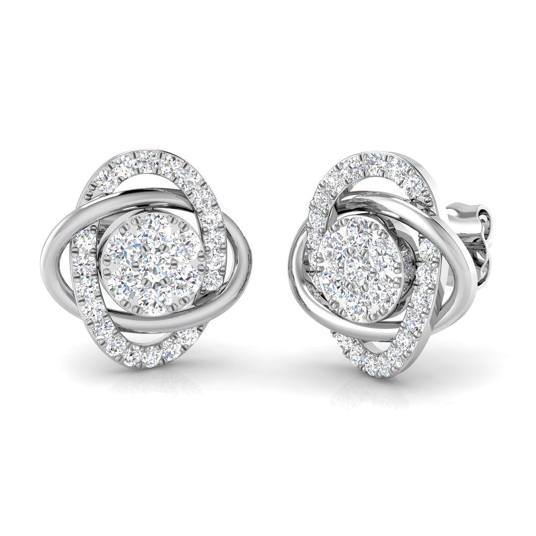 SE5733 — Earrings - 9k White Gold