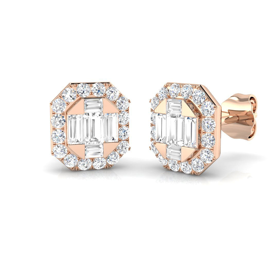 SE5738 — Earrings - 9k Rose Gold