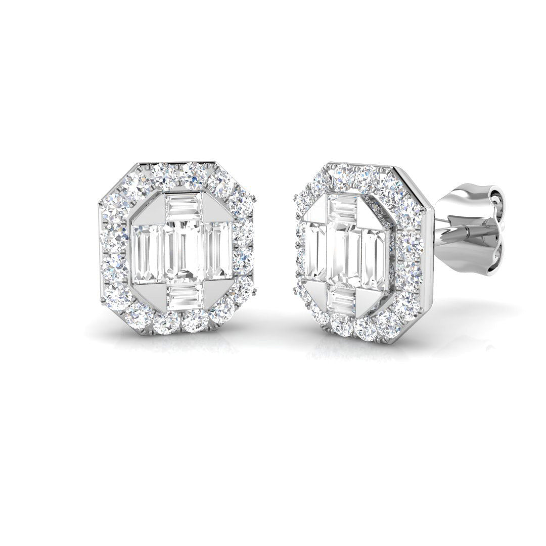SE5738 — Earrings - 9k White Gold