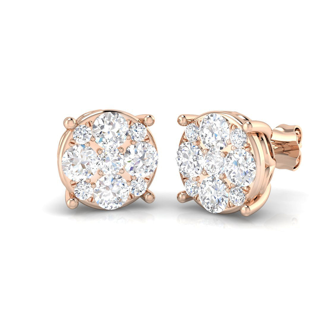 SE5749 — Earrings - 9k Rose Gold