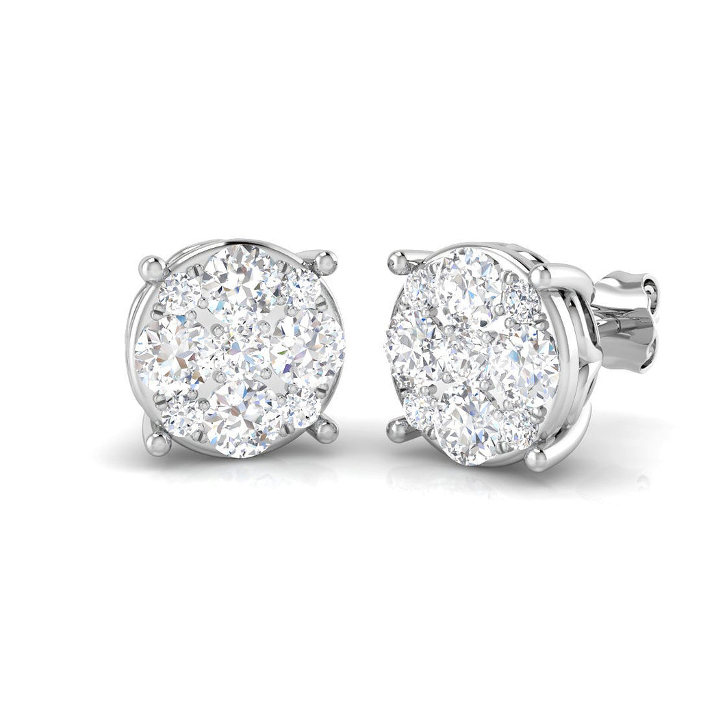 SE5749 — Earrings - 9k White Gold