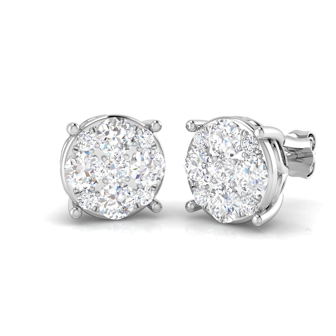 SE5749 — Earrings - 9k White Gold