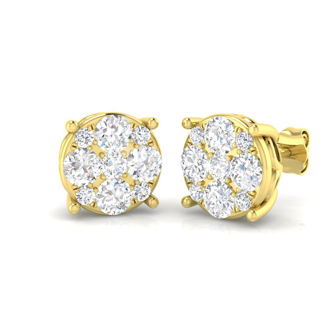 SE5749 — Earrings - 9k Yellow Gold