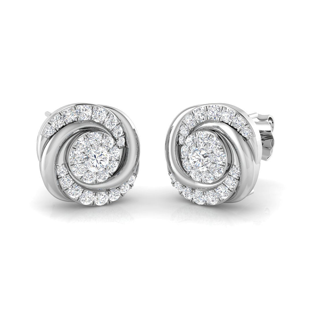 SE5753 — Earrings - 9k White Gold