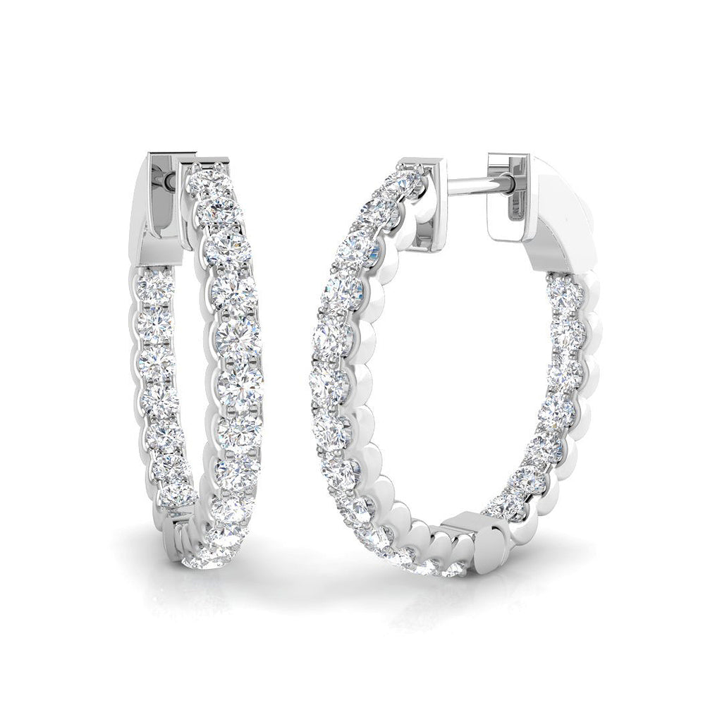 SE5757 — Earrings - 9k White Gold