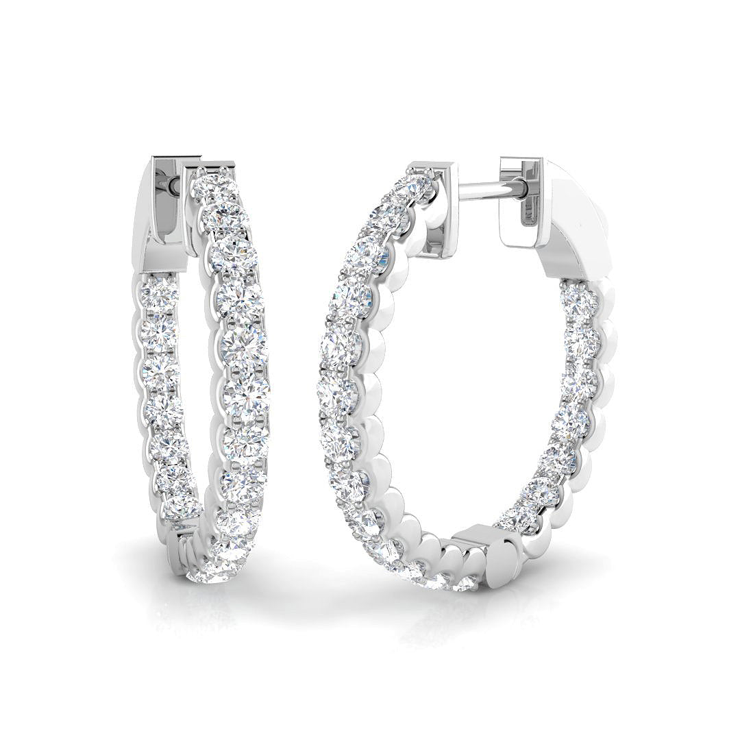 SE5757 — Earrings - 9k White Gold