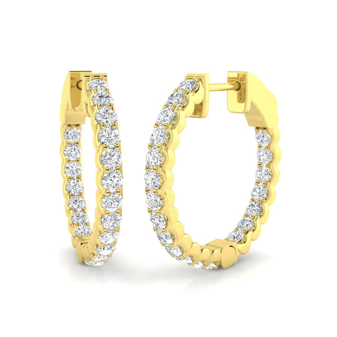 SE5757 — Earrings - 9k Yellow Gold
