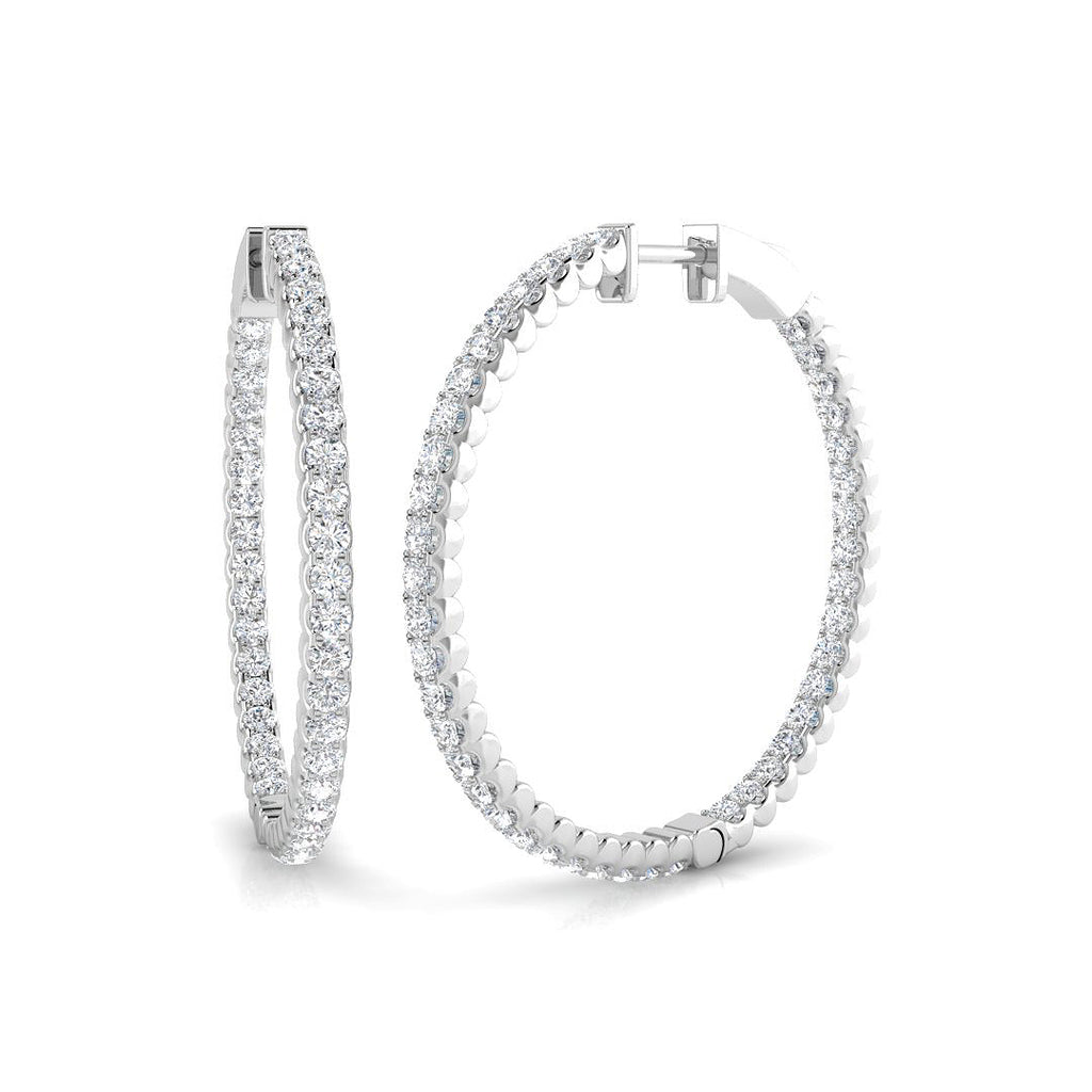 SE5760 — Earrings - 9k White Gold