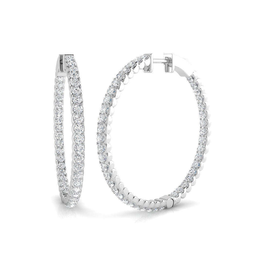SE5760 — Earrings - 9k White Gold