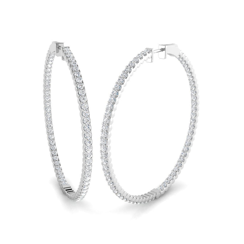 SE5761 — Earrings - 9k White Gold