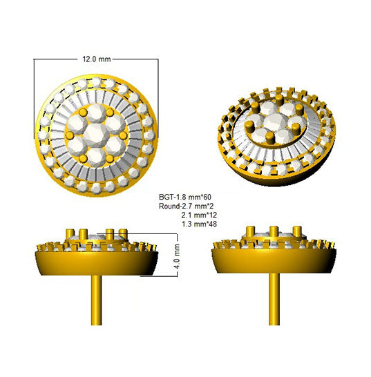SE5763 — Earrings - 9k Yellow Gold detail