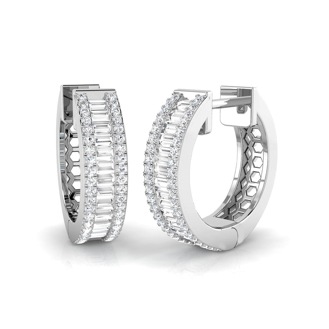 SE5765 — Earrings - 9k White Gold