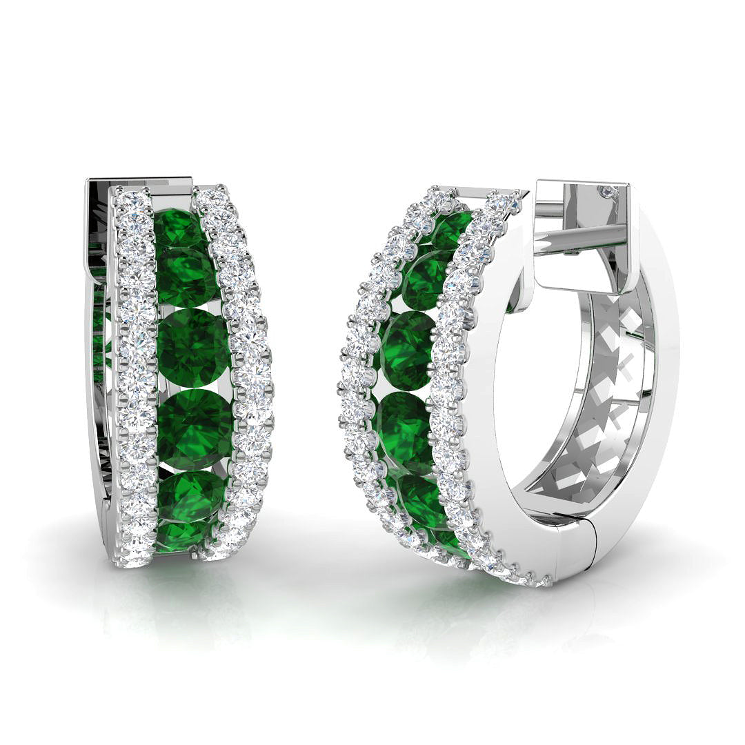 SE5777 — Earrings - 9k White Gold