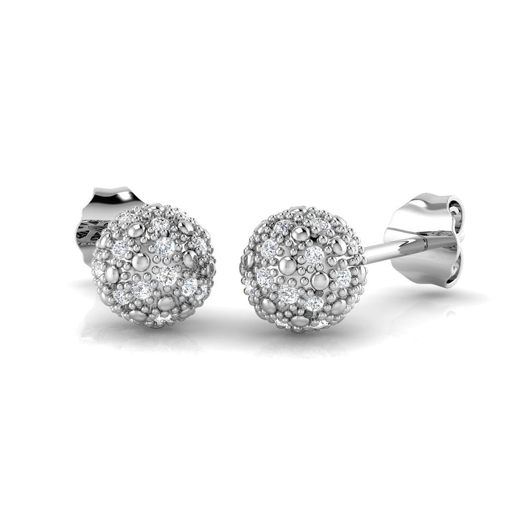 SE5786 — Earrings - 9k White Gold