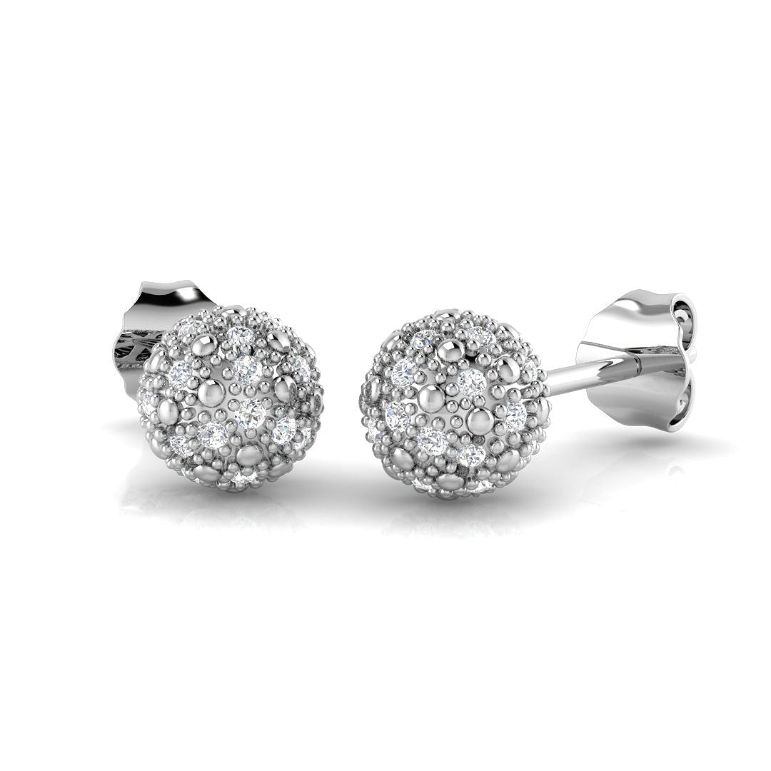 SE5786 — Earrings - 9k White Gold