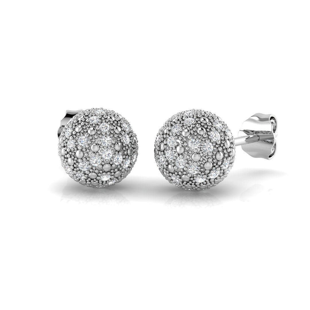 SE5787 — Earrings - 9k White Gold