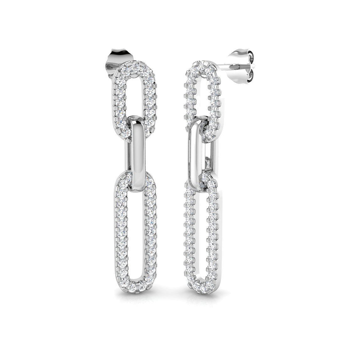 SE5792 — Earrings - 9k White Gold