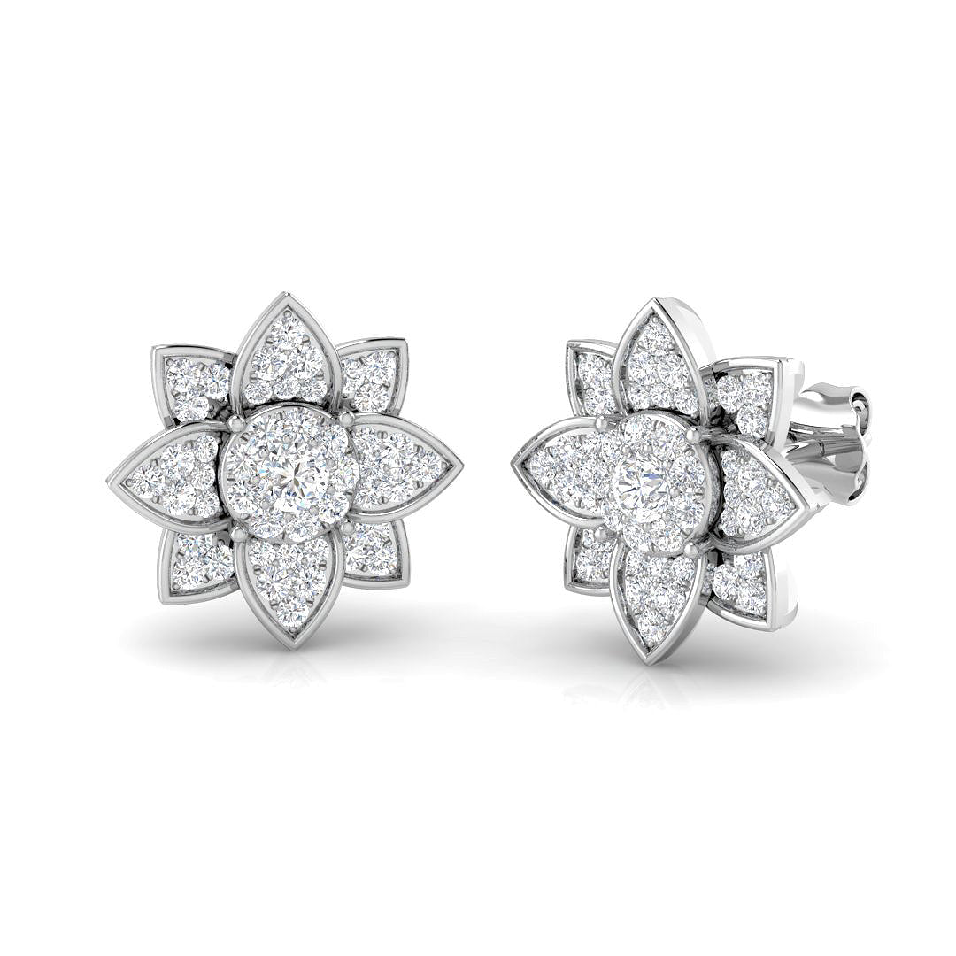 SE5804 — Earrings - 9k White Gold