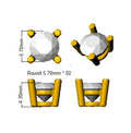 SE5805 — Earrings - 9k Yellow Gold detail