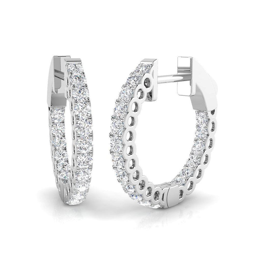 SE5810 — Earrings - 9k White Gold